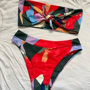High waisted bikini